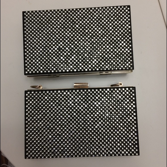 Black Crystal Clutch-New - Picture 1 of 5